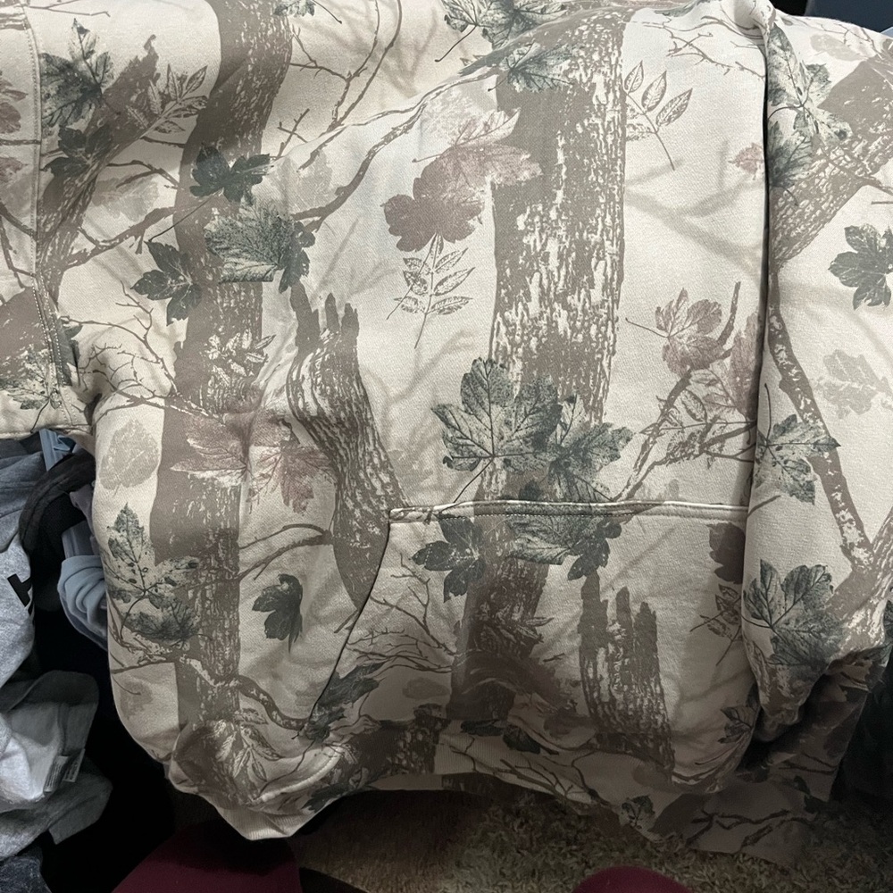 Abercrombie & Fitch Camo Hoodie - Green and Brown